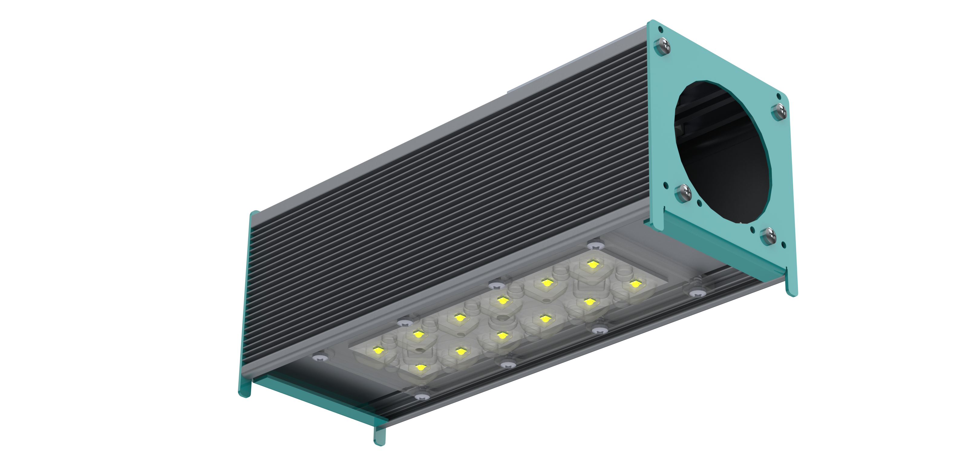 Светодиодный промышленный линейный светильник i-lux 38 MD RayLux, фото