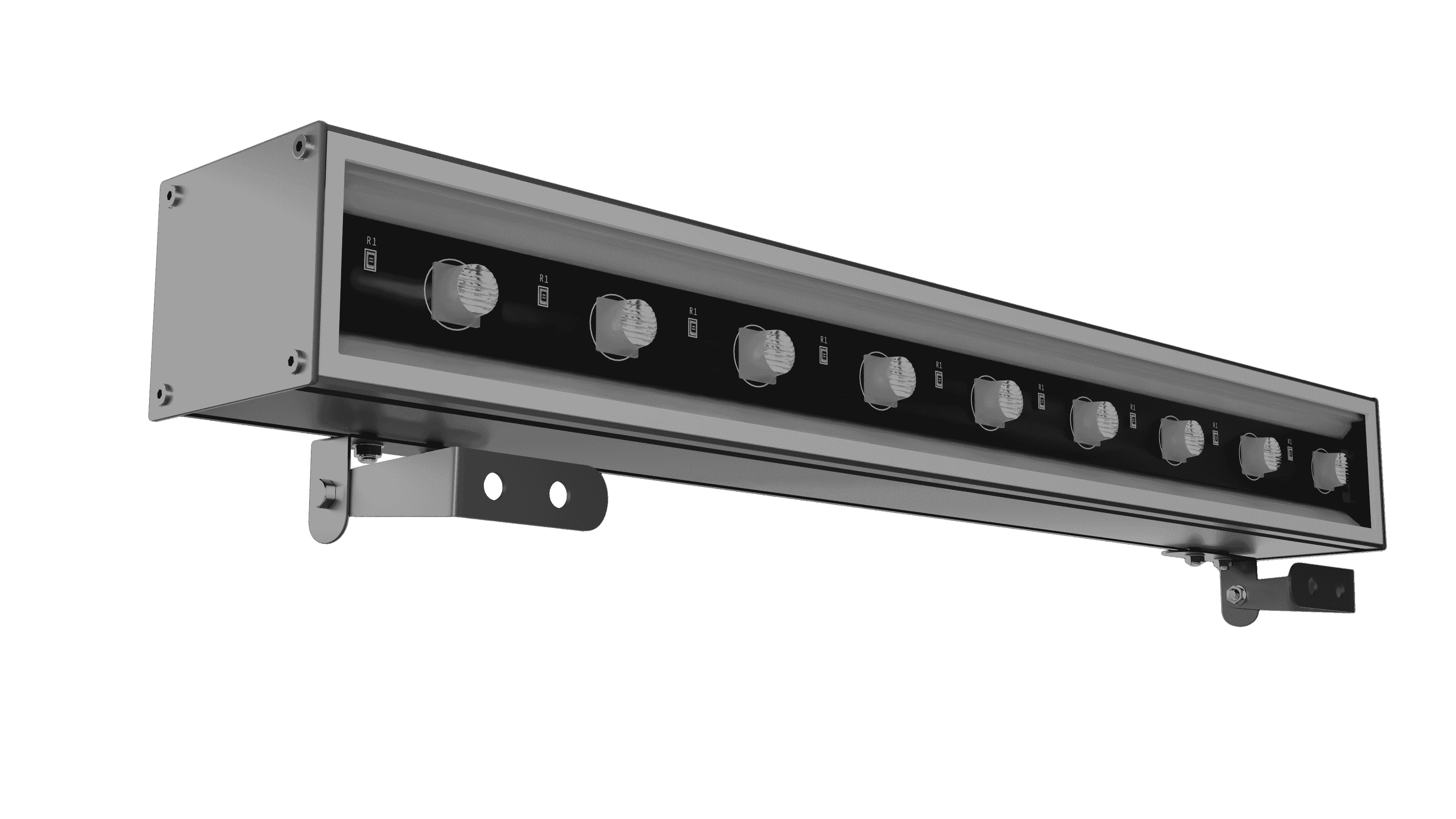 A-lux 10 LINE06 Ландшафтный архитектурный светильник для подсветки фасадов зданий и сооружений.
