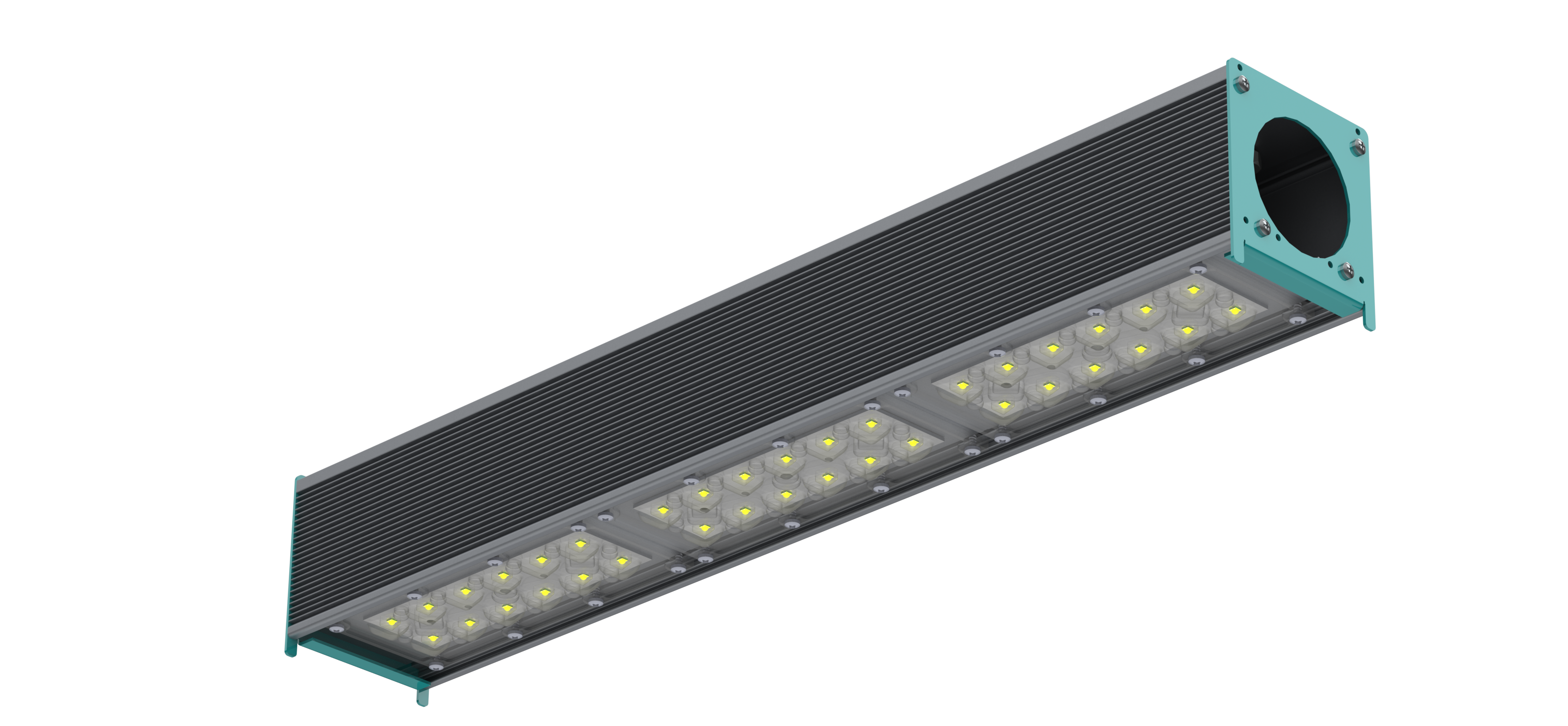 Светодиодный промышленный линейный светильник i-lux 70 MD RayLux, фото