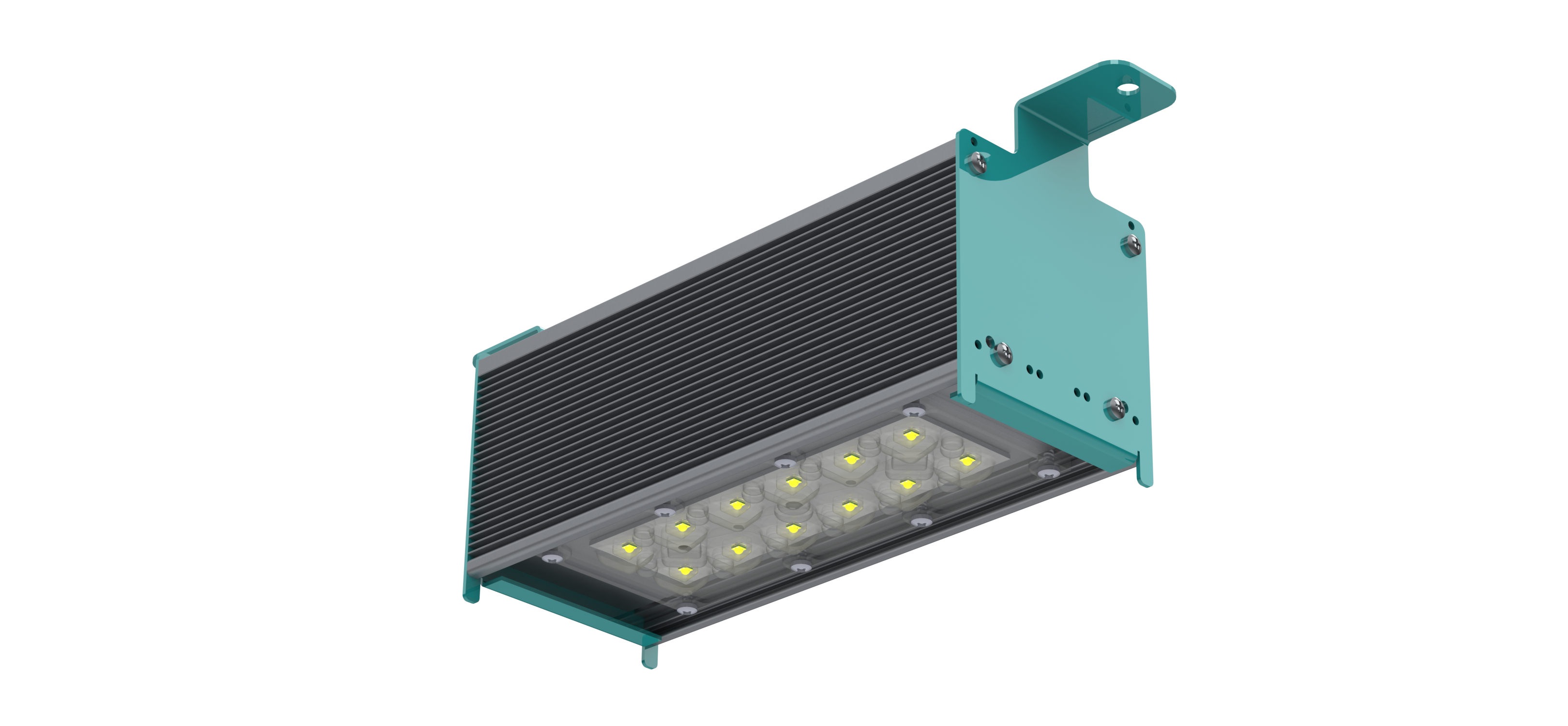 Светодиодный промышленный линейный светильник i-lux 38 MD RayLux, фото