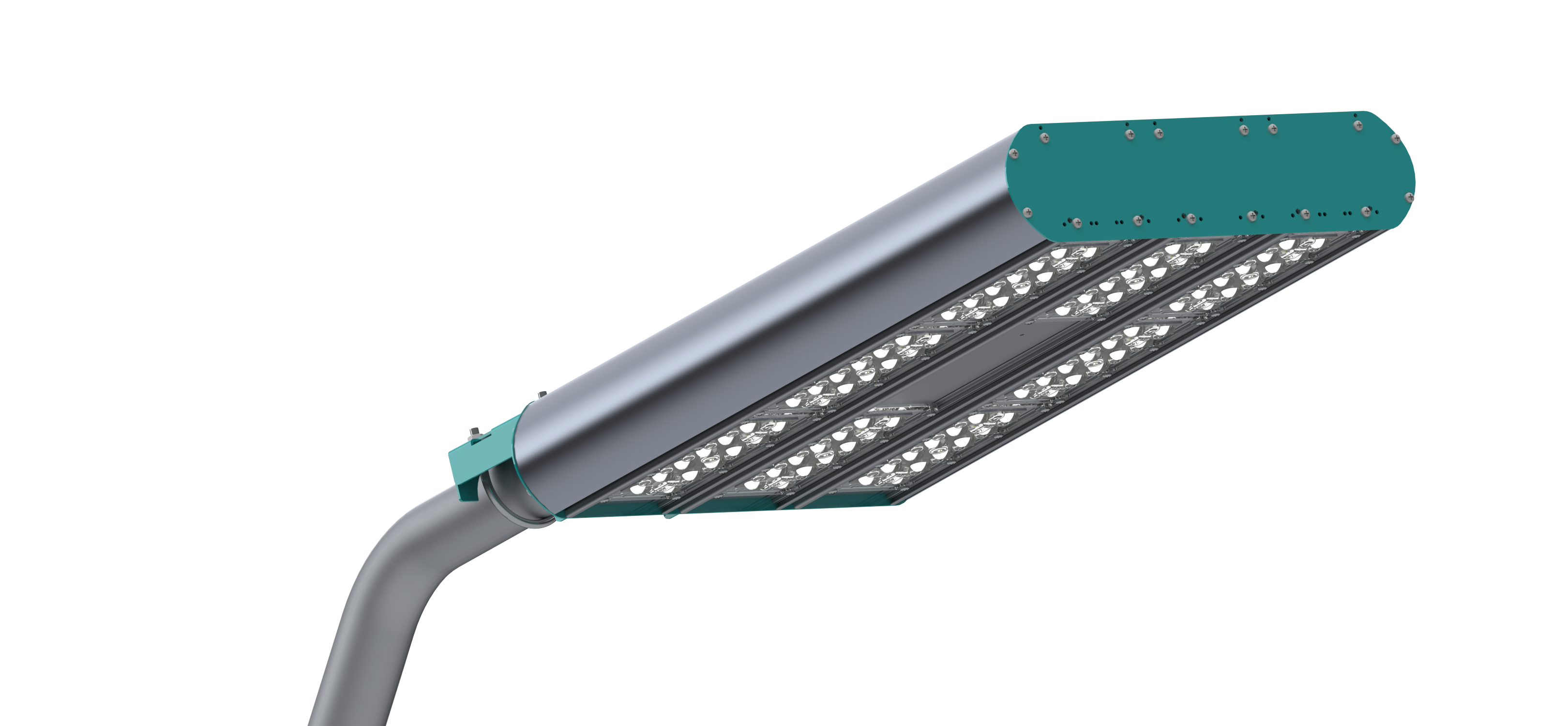 Фото светодиодный уличный консольный светильник фонарь R-lux 208 MD3 RayLux