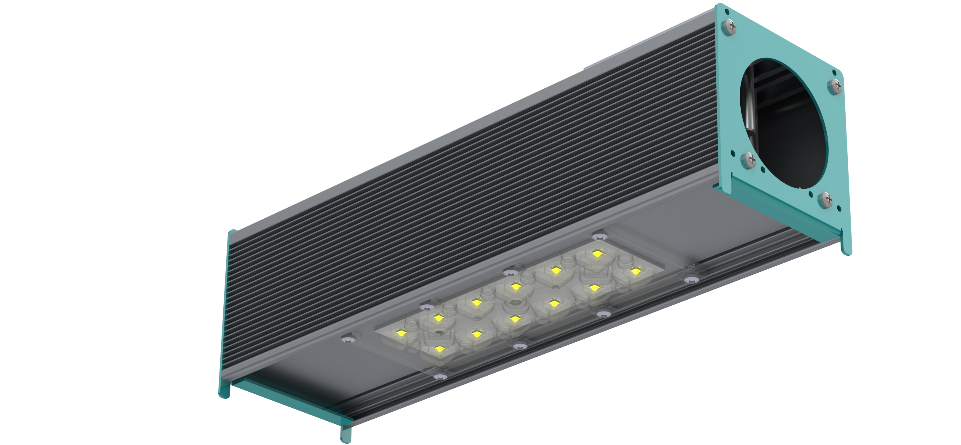 Светодиодный промышленный линейный светильник i-lux 45 MD RayLux, фото